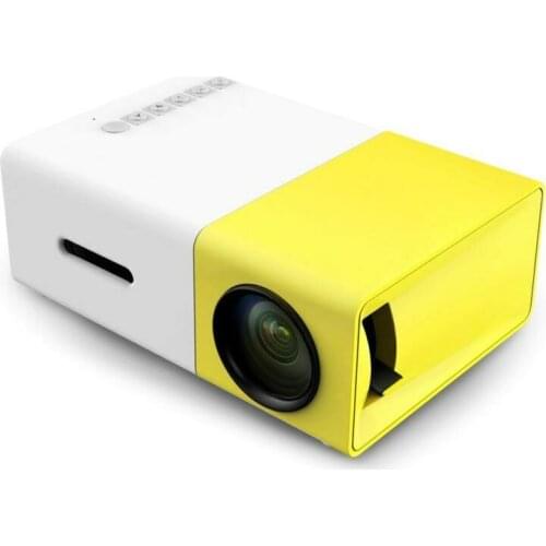 Mini Projector EU AU US UK Plug YG300 HD1080P HDMI-compatible Media Player Pico Projector Video Conference Camera Home Theater