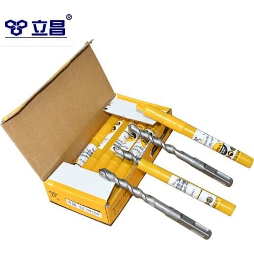 LICHANG 10Pcs Sds Electric Hammer Drill Bits Set Mini Twist Tool Metal Alloy Concrete Wall Chaser Impact Complete Specifications