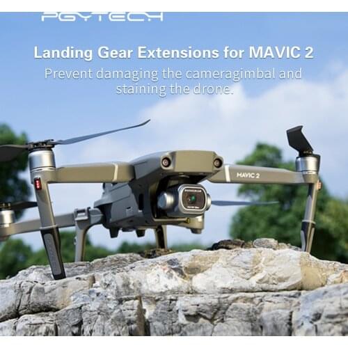 PGYTECH Mavic 2 Pro/Zoom Landing Gear Extension for DJI Mavic 2 Drone Leg Support Protector Extension Replacement Accessories