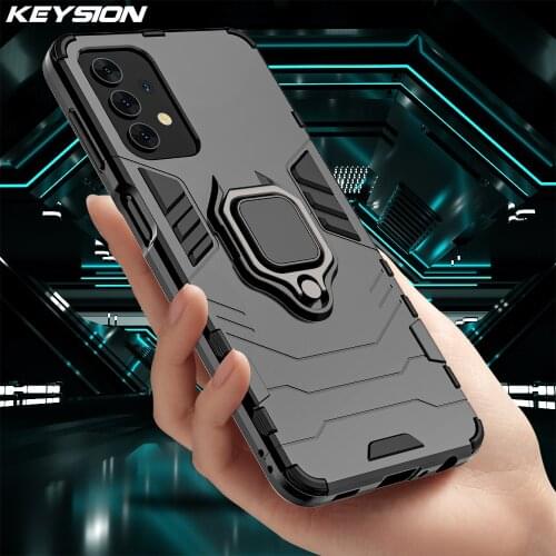 KEYSION Shockproof Case For Samsung A52 5G A72 A42 A32 A12 A02S A31 A21S A01 A11 Phone Cover for Galaxy M51 M31 M21 M12 M02 M01