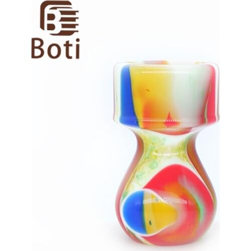 Boti Brush-Overflowing Rainbow Resin Handle Handmade High Quality Handle Custom Size Mens Beard Tool Shaving Brush Kit
