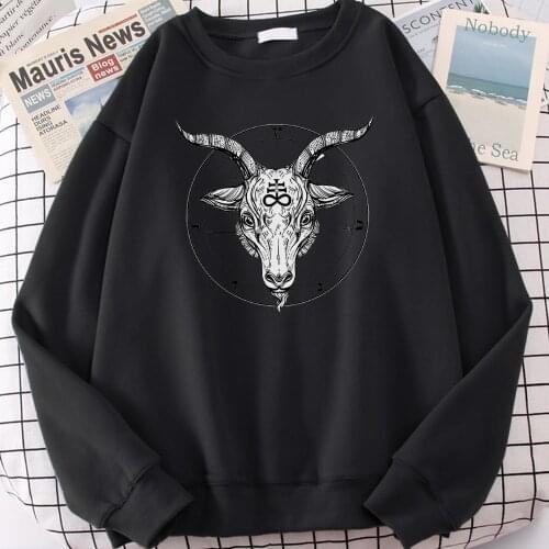 Satan Adversary Fallen Angels Print Print Sweatshirts Streetwear New Fashion Hoodies Fleece Harajuku Fitness Sportswear