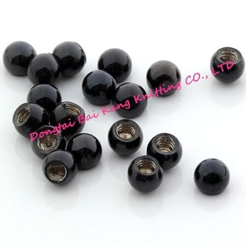 Screw Cone Ball Bead Titanium 16G 3mm 4mm Wholesale Jewelry Parts accessory Labrets stud Eyebrow Ring Barbell