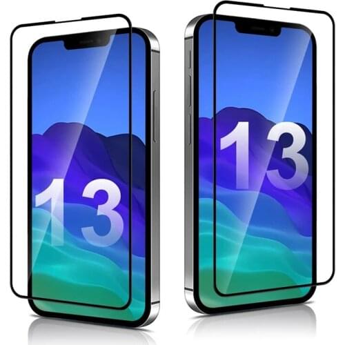 Protective Glass For iPhone 13 12 11 Pro Max XR SE Screen Protector For iPhone 13 12 11 Pro XS Max X 7 8 6 Plus Tempered Glass
