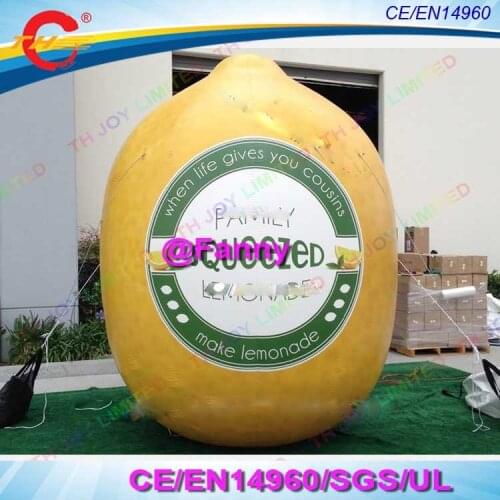 3m/4m/6m outdoor giant Advertising Inflatable Prop lemon Giant Inflatable lemon replica for promotion,free air ship to door