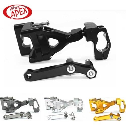 Motorcycle CNC Aluminum Adjustable Steering Damper Stabilizer Bracket Mount Kit for Kawasaki Ninja K250 EX250 250R 2008-2012