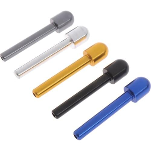 Aluminum Alloy Metal Snuff Snorter Dispenser Nasal Tube 70MM Snuff Straw Sniffer Snorter Nasal Pipe Pocket Size