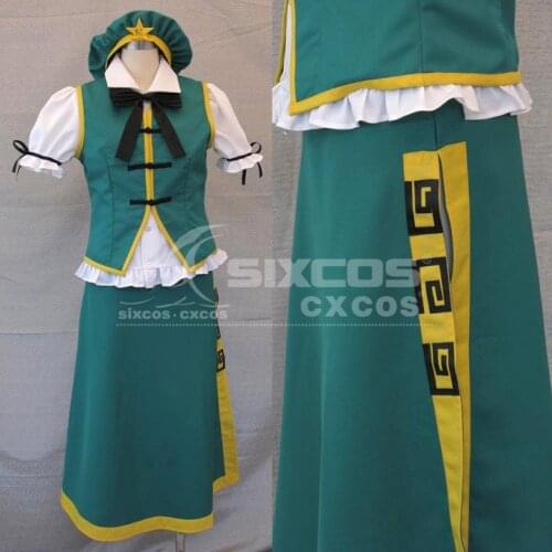Game Touhou Project Shikieiki Yamaxanadu Cosplay Costume Cute Lace Skirt Full Set Party Role Play Clothing High-End Custom-Make
