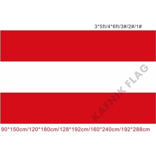 KAFNIK,free shipping 90x150cm/128*192cm/160*240cm/192*288cm big flags AUSTRIA FLAG for Indoor Outdoor Decorative
