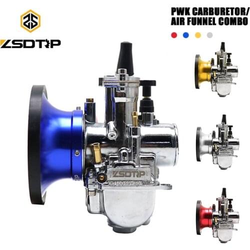 ZSDTRP 21 24 26 28 30mm PWK Carburetor Racing carb with Air Filter For 2T 4T Motorcycle ATV Quad Dirt Bike scooter Motocross