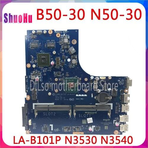 KEFU N3530/N3540 CPU LA-B101P Rev: 1A Motherboard ZIWB0/B1/E0 LA-B101P For Lenovo B50-30N50-30 Motherboard DDR3 HM76 Intel
