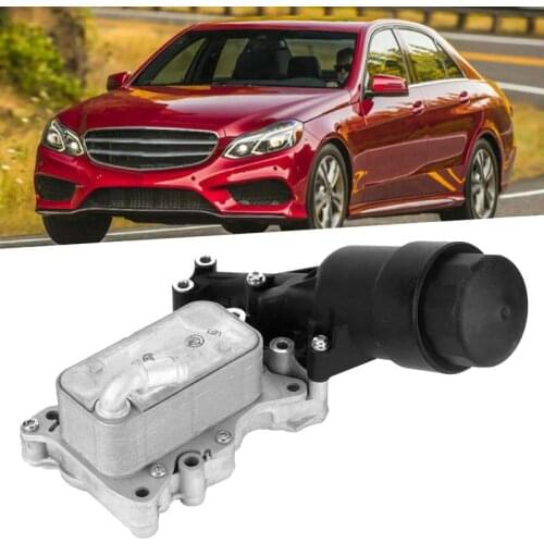 6511800610 6511800665 Oil Filter Housing & Oil Cooler for Mercedes-Benz W204 C218 W212 C207