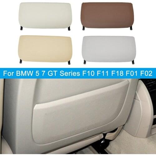 Car Interior Seat Backrest Leather Storage Panel Cover Trim For BMW 5 7 GT Series F10 F11 F18 F07 F01 F02 520 523 525 530 730