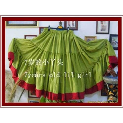 Lace Gothic Tribal Belly Dance Flare Pants With Skirt Suit DB12