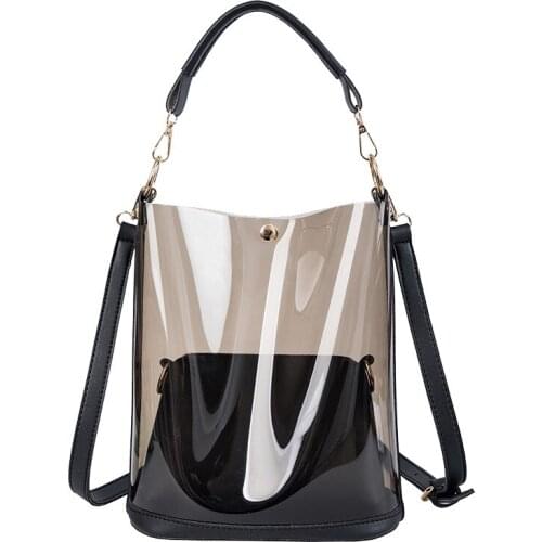 Summer Bags Handbags Women Famous Brand 2019 PVC Female Shoulder Crossboday Bags Candy Ladies Hand Bag Tote Patchwork sac a main