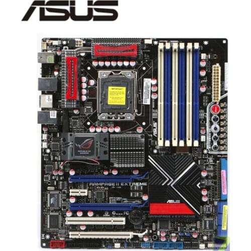 For ASUS Rampage II Extreme Used original motherboard Socket LGA 1366 DDR3 X58 X58M Desktop Motherboard