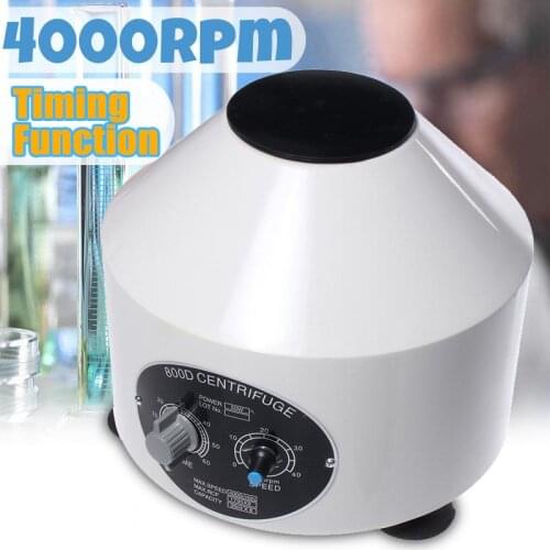 Mini Laboratory Electric Centrifuge Tube Medical Practice Machine Lab prp Centrifuge Isolate Serum 4000rpm With Timing Function