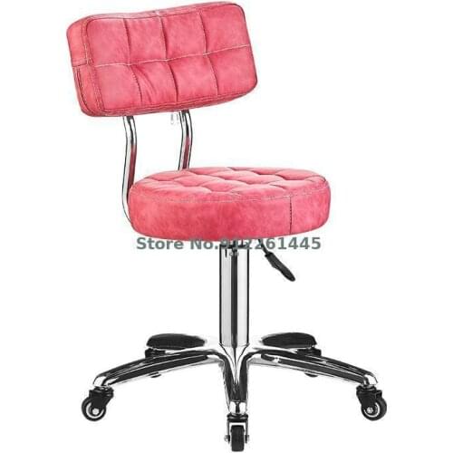 Fashion Bar Stool Bar Stool Rotating Lifting Beauty Stool Barber Chair Cashier High Front Desk Chair Large Work Stool
