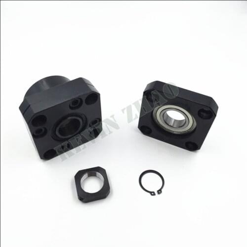 FK10 FF10 Set : 1 pc of FK10 and 1 pc FF10 for SFU1204 Ball Screw End Support CNC parts FK/FF10