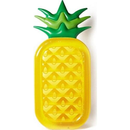 Inflatable pineapple floating row adult water recliner watermelon pineapple swimming ring floating bed
