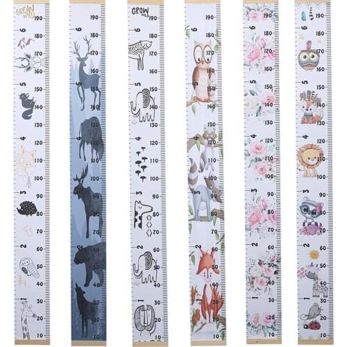 Nordic Style Baby Child Kids Height Ruler Height Measure Ruler Childrens room Growth Size Chart Ornament Home Decoration 1piece