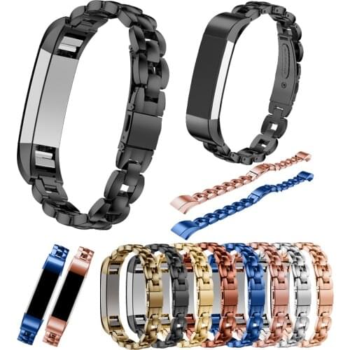 New Bucket Steel belt strip For Fitbit Alta fashion watch replacement strap For Fitbit Alta HR wrist wristband accessories band