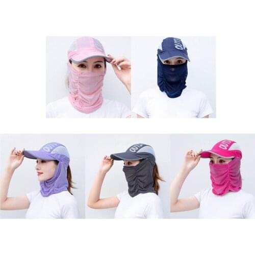 Summer Sun Hat Men Women Bucket Hat With Neck Flap Outdoor UV Protection Large Wide Brim Hiking Fishing Mesh Breathable Cap