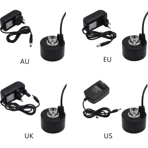 Aquarium Plastic Ultrasonic Mist Maker Fogger Water Fountain Pond Tank Atomizer Air Humidifier Decoration