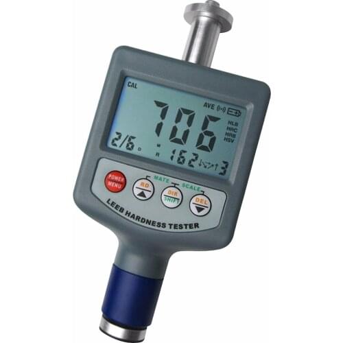 Portable Palm Digital Rebound Leeb Hardness Tester Gauge Meter for Metal Steel Stainless Cast Iron 200~900L Range 50 Data Memory