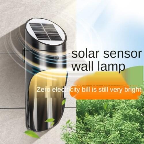Solar Radar Sensor Garden Lights Outdoor Decorative Lights Outdoor Waterproof Garden Villa Wall Lights LED Wall Lights