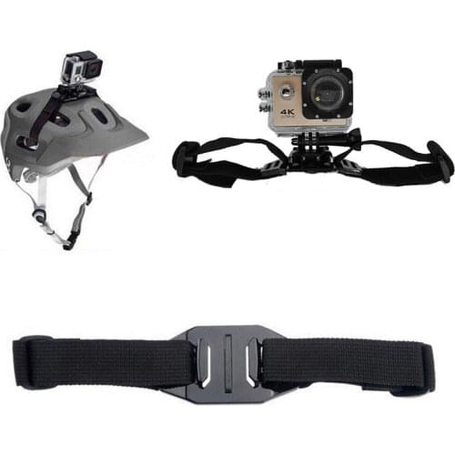 Adjustable Helmet Strap Mount for GoPro Hero 7/6/5/4/3/3+/2/1 SJCAM SJ4000 SJ5000 SJ7000 Xiaomi Yi Sports Action Camera