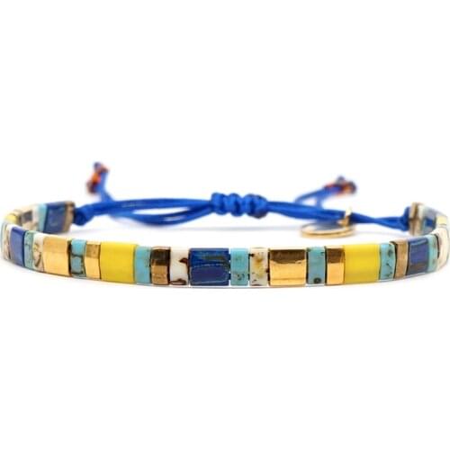 Seaside Beach Couple Summer Womens Bracelet TILA Beaded Hand-woven Jewelry Womens Jewelry Friendship Bracelets