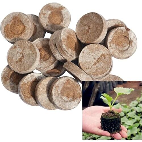 1P Nutrient Block Seeds Nursery Pots Peat Pellets Propagation Nutrient Blocks Plant Seedlings Peat Cultivate Seed Migration Tool