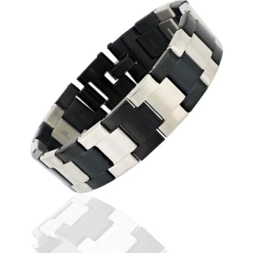 2021 Fashion Men Bracelet Steel Stainless Black Leather Adjustable Charm First Class Trend Sports Jewelry Sexy Street Style