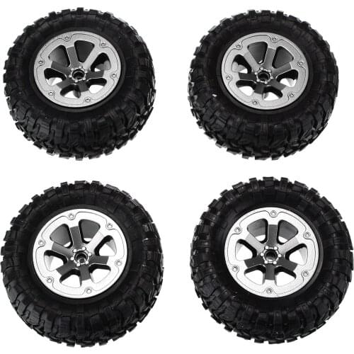 4pcs Rubber Wheels Upgrade RC Part Replacement Spare Wheels For WPL B-1 B-14 C-14 1/16 RC Car Accessories