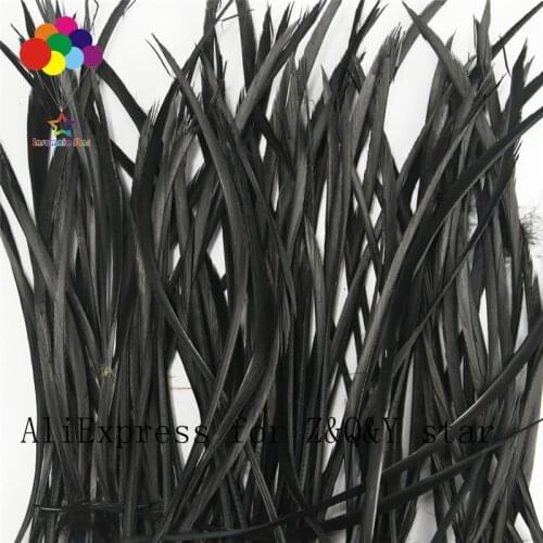 50-200 goose monofilament feather 15-20CM dyed black DIY craft accessories feather