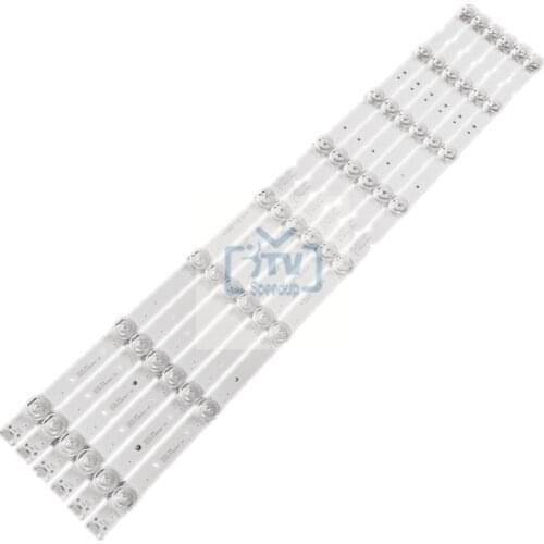 54pcs LED Backlight strip 8Lamp 65HR330M08A1 4C-LB6508-HR01J For toshiba led tv D65A620U 65p65us 65L2 65V2 65D6 65hr330m08a