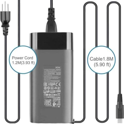 90W 20V 4.5A ADP-90FE B Type C AC Power Adapter for HP Spectre x360 15
