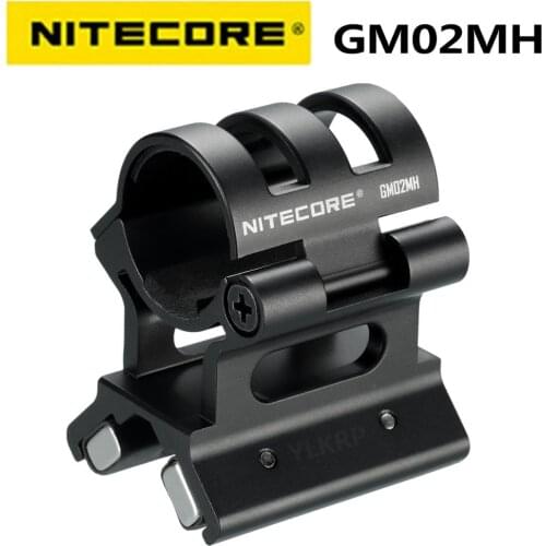 NITECORE GM02MH Quick Detach Magnetic Barrel Mount for Flashlights Suitable for NITECORE SRT7GT MH40GTR MH12GTS P12GTS