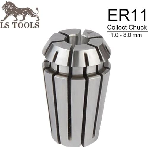 Spindle motor head ER11 1-8mm 1/4 1/8 accuracy 0.008 milling tool holder spring collect chuck for CNC milling Engraving machine
