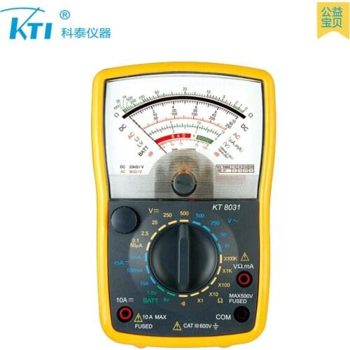 KT8031 Genuine Original Analog Multimeter High sensitivity Handheld analog Multimeter