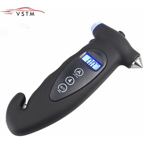 Tire pressure gauge 0-150 PSI Backlight High-precision digital tire pressure monitoring car tire pressure gauge