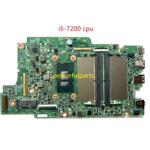 100% working For dell inspiron 13 7368 7378 laptop motherboard DDR4 with i5-7200 cpu 00M56T CN-00M56T tested ok