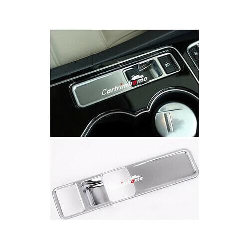 Matt Interior Electronic Handbrake Cover Trim 1pcs For Jaguar XE X760 2015-2017