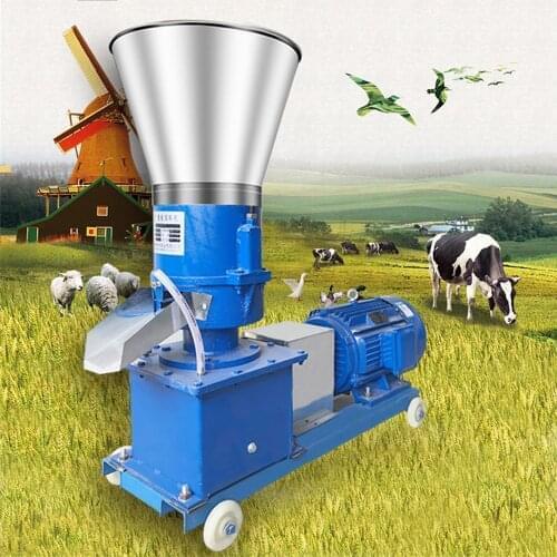 220V 380V Pellet Mill Multi-function Feed Food Pellet Making Machine Household Animal Feed Granulator 100kg/h-120kg/h