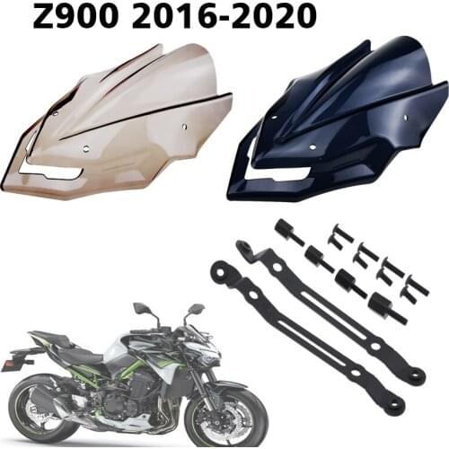 Motorcycle Windscreen Windshield For Z900 accessories 2016-2020 Wind Shield Screen Protector Parts