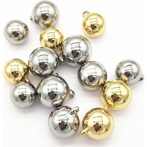 New arrival! 100pcs UV Round Shape Charm Beads for Handmade Necklace Earring Making DIY Parts,Jewelry Findings & Components