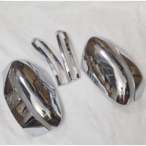 New Chrome Rearview mirror cover and Trim Rubbing Strip For Nissan Qashqai 2014 2015 2016 2017 2018