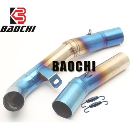 Motorcycle Exhaust Adapter Connect Link Pipe Mid Tube for Kawasaki Z1000 Exhaust 2007 2008 2009 2010 2011 2012 2013 2014 2015