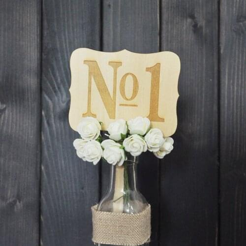 Personalized Rustic Wedding Table Numbers 10pieces/lot Wooden Wedding Table Cards